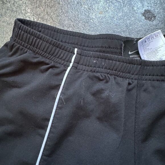 Nike Women’s Black Polyester Workout Pants Size Medium Activewear Style Used - Picture 2 of 12
